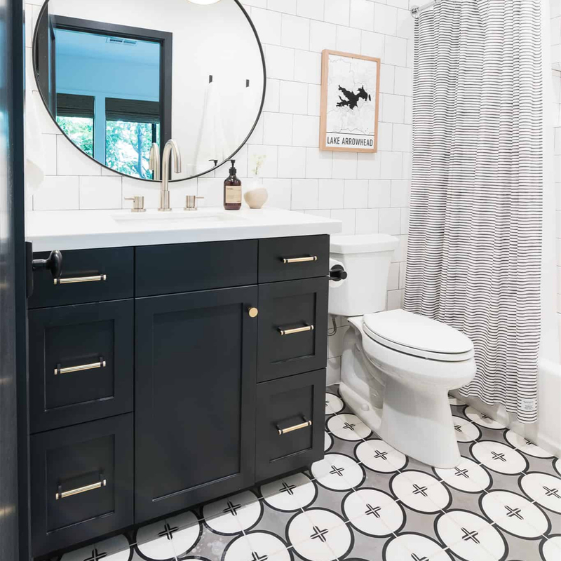 Australian Waterproof Makeup Standard Wash Basin Price Vanities Set Modern Plywood Black Shaker Solid Wood Bathroom