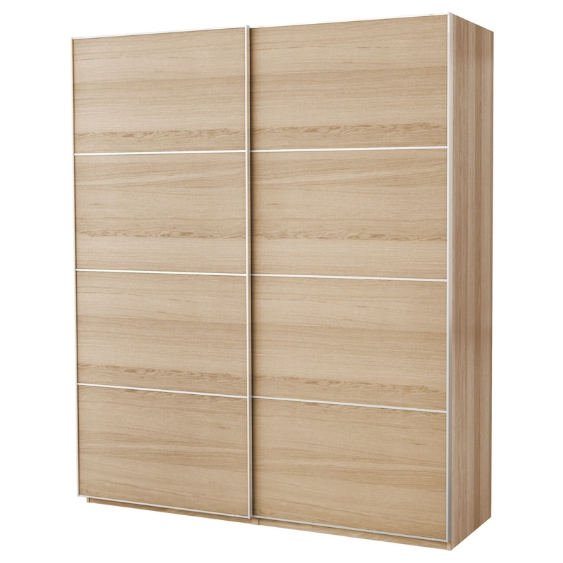 Lemari Pintu Geser Melamin Modern Modular Lacquer Kamar Tidur Dinding Lemari Kayu Butir Polos