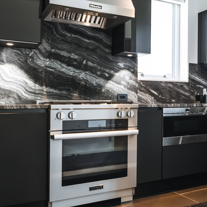 Serbaguna U Berbentuk Kayu Hitam Kabinet Dapur Penyimpanan Lacquer Perabot Dapur Untuk Rumah