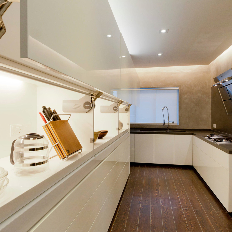 White Gloss Lacquer Small Kitchen Cabinet Base Handle Furniture With Drawers Pantries Organizer