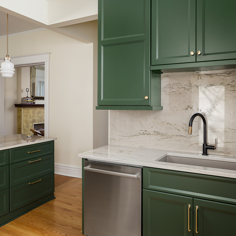 Desain Lemari Dapur Gaya Pedesaan Amerika Lemari Dapur Hijau Dapur Pembuatan Pabrik Finish Lacquer Hijau