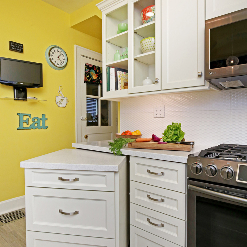 Desain Kaca Dapur Modular Unit Pernis Gaya Pengocok Modern Furnitur Kecil Set Kabinet Dapur Utuh