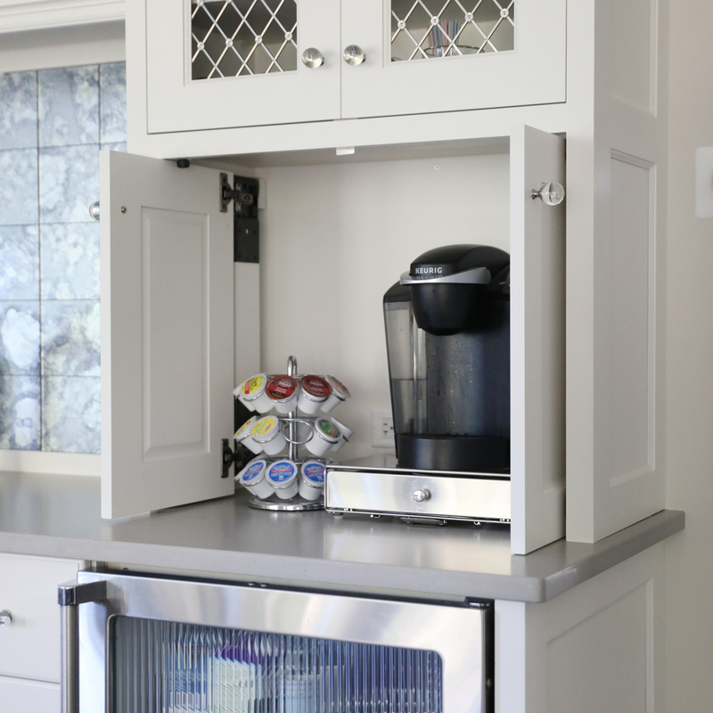 Furnitur Model Baru Kabinet Dinding Dapur Modular Lemari Dapur Gaya Pengocok Putih Penyimpanan Kabinet Pulau Pengocok Abu-abu