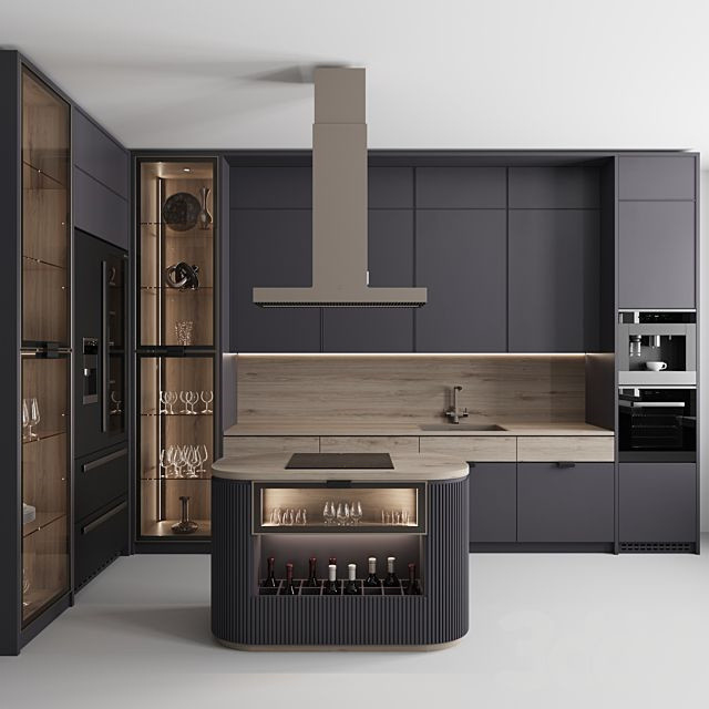 Lemari Pajangan Dapur Kaca Sudut Mewah Siap Merakit Lemari Dapur Storge Lacquer Modern